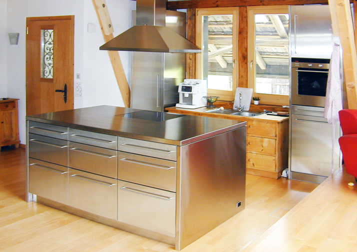 Küche Chromstahl