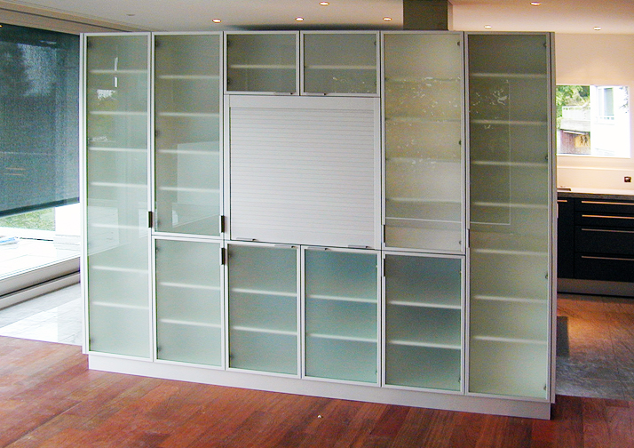 Raumteiler Küche Aluminium