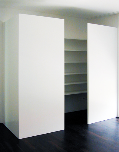 Kleiderschrank-Nische Mdf gestrichen