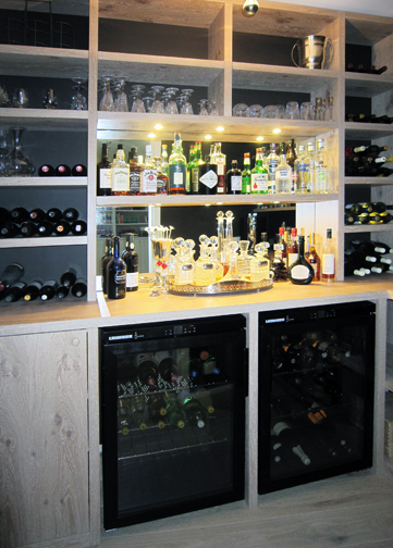 Weinbar Eiche massiv